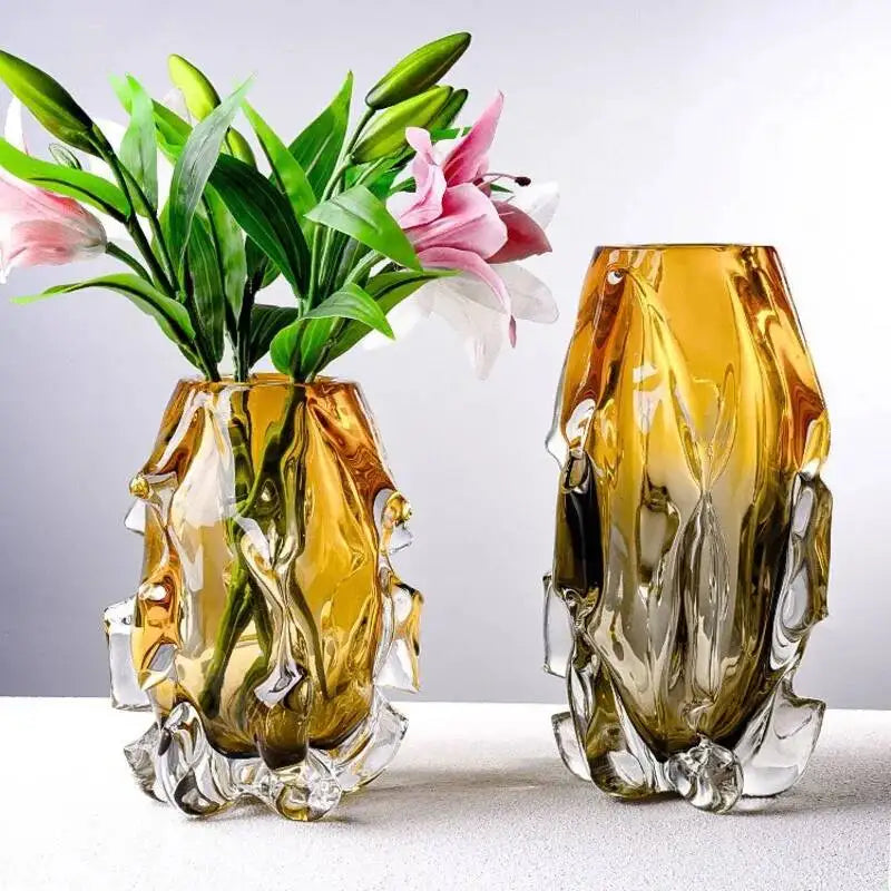 Vase en verre de cristal créatif de luxe
