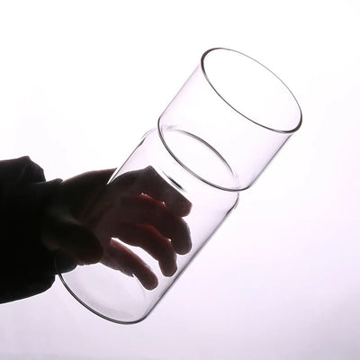 Vase en Verre de Jacinthe Transparent