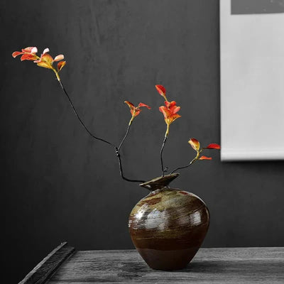 Vase en Terre Cuite Japonaise