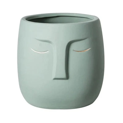 Vase Visage Humain en Céramique Rick Avatar