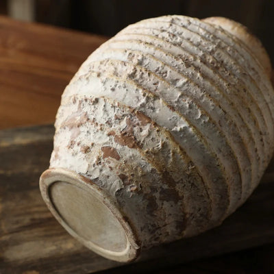 Vase en Terre Cuite de Poterie Rétro