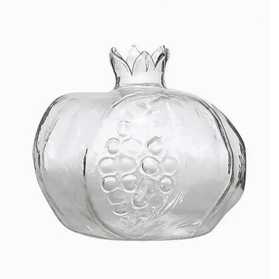 Vase Grenade en Verre Transparent