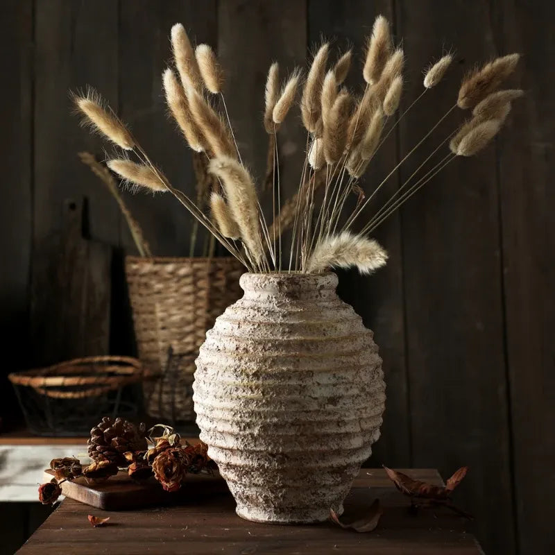 Vase en Terre Cuite de Poterie Rétro