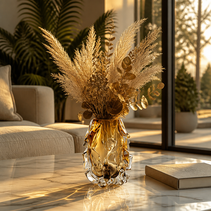 Vase en verre de cristal créatif de luxe