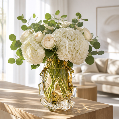 Vase en verre de cristal créatif de luxe